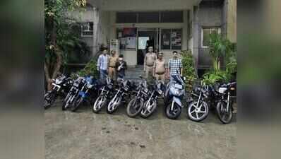 Two-wheeler theft gang busted in Noida, three held