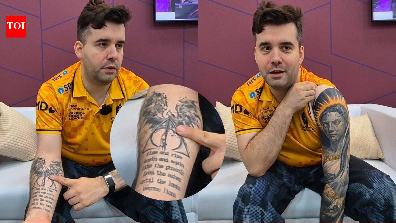 Russia No.1 GM's tattoos took 8 months, flight to Munich &amp; pain; now he's 'fed up'