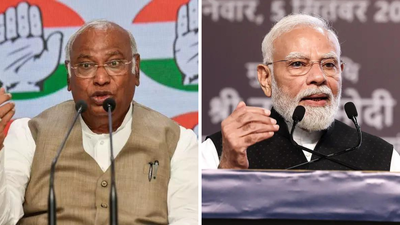 ‘Adjectives keep changing’: Kharge attacks PM Modi over ‘Naraz Fufa’ jibe at Congress