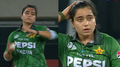 Fatima Sana’s fiery Shafali Verma send-off draws savage response: ‘Your entire team just scored 55’