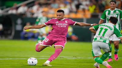 Kylian Mbappe rated 1/10 and branded ‘selfish’ after missing penalty in humiliating 1-0 Betis defeat