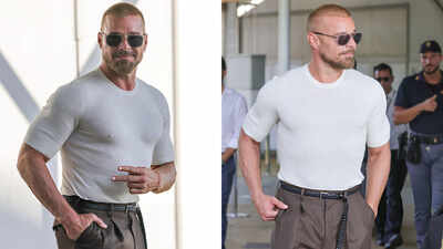 Ricky Martin stole the show at Venice Film Festival looking effortlessly cool in a tight tee and pleated trousers