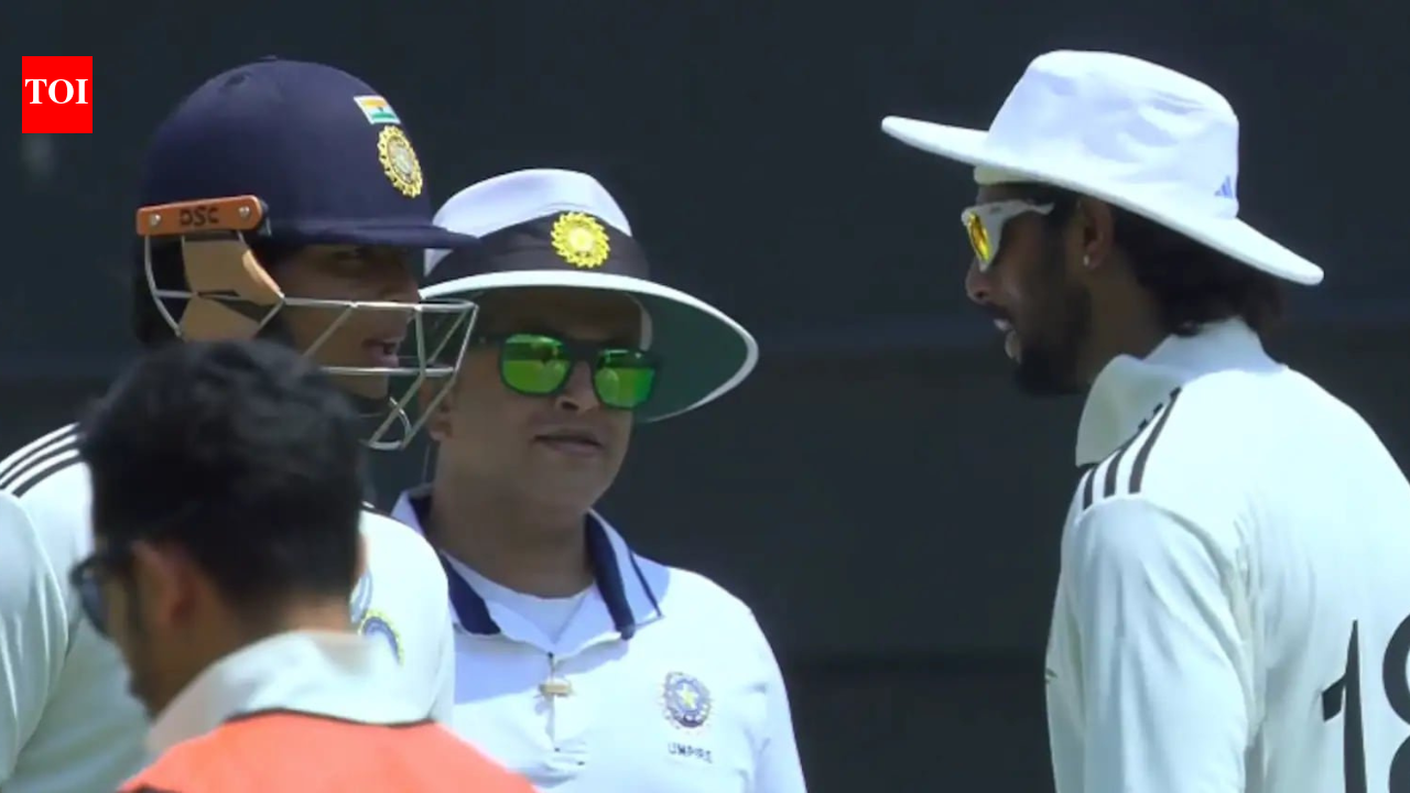 Tilak Varma’s intense exchange with Vaibhav Sooryavanshi in Duleep Trophy final