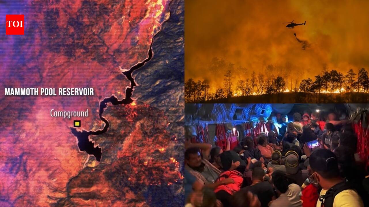 242 trapped by wildfire; pilots flew into flames to save them