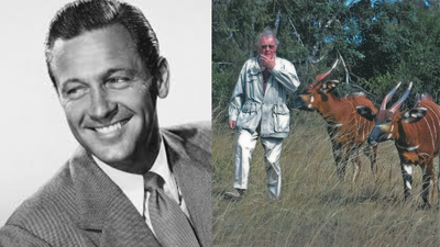 Hollywood star William Holden helped buy an 1,800-acre Kenyan game farm in the 1960s; it became one of East Africa's pioneering breeding projects