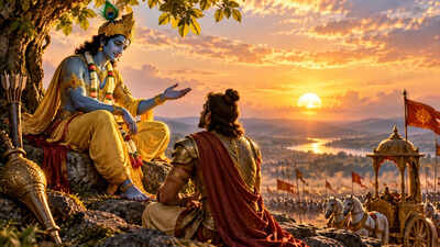 Quote of the Day from the Bhagavad Gita: Lord Krishna breaks down why human beings have absolute control over action but zero control over ultimate outcomes