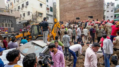 Basement work, water accumulation, weak foundation: Questions emerge after south Delhi PG collapse