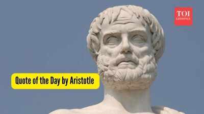 Quote of the Day by Aristotle, "When you throw a stone, you cannot afterwards bring it back, but you're responsible for..."