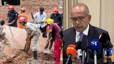 Evening Newswrap: 1 dead in Delhi building collapse, many trapped; Singapore minister condemns anti-India racism, and more