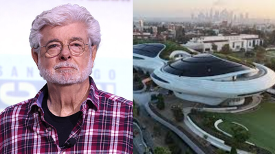 George Lucas spent 17 years building $1 billion museum after his first plans were rejected; his spaceship-shaped LA museum is finally opening