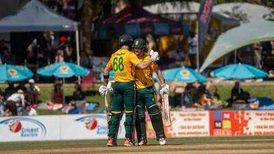Jordan Hermann, bowlers shine as South Africa beat Zimbabwe to clinch tri-series title
