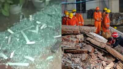 Delhi building collapse: MCD Civic Centre vandalised during ABVP protest