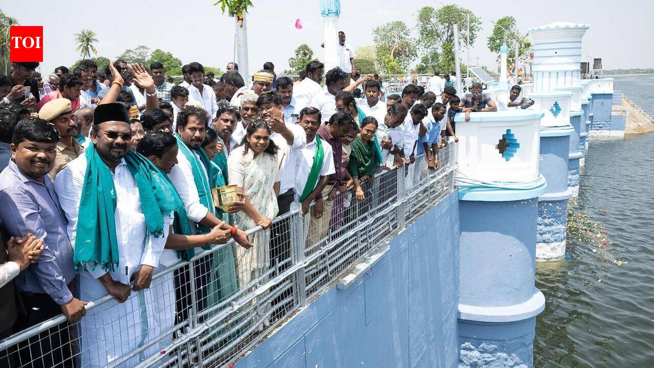 Cauvery water released from Kallanai for irrigation in TN delta region