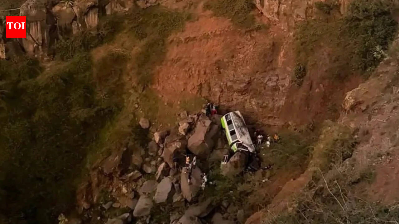 Schoolchildren among 25 killed as bus falls 30 metres into ravine in Africa
