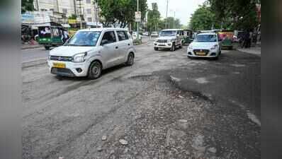 Craters to flooding: Commute grinds to a crawl on MG Road in Gurgaon