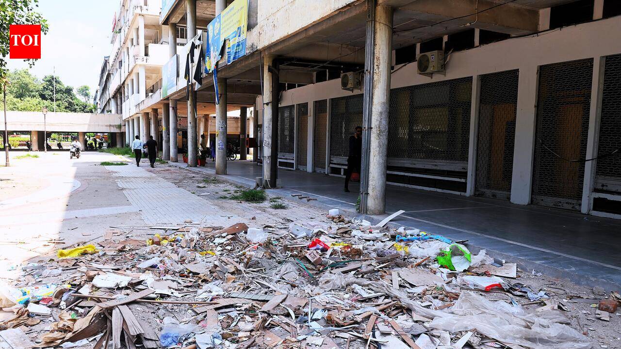 Crores spent, Sector 17 crumbles: Chandigarh's ‘heart' loses its sheen
