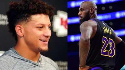 “Tears in my eyes”:Patrick Mahomes’ unexpected reaction to LeBron James sends fans into a frenzy with brutal and hilarious takes