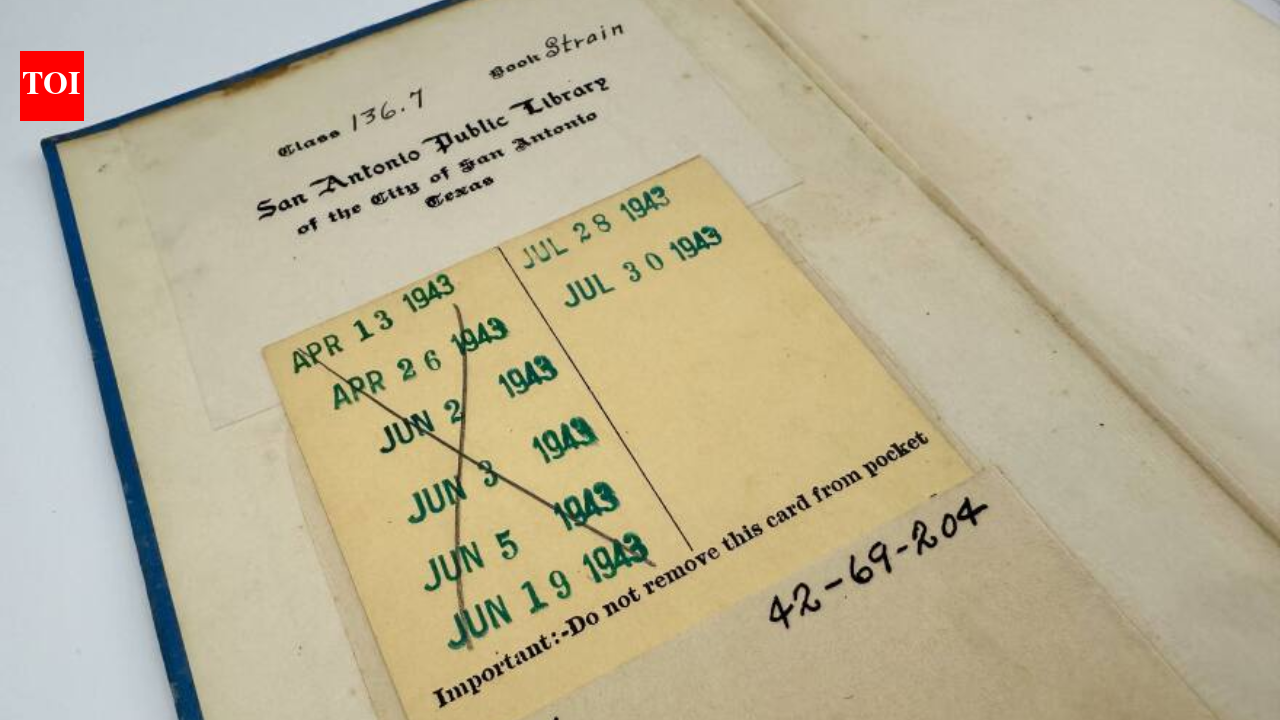 Overdue Book Finally Returned: 1943 San Antonio loan arrives from Oregon; no late fee owed