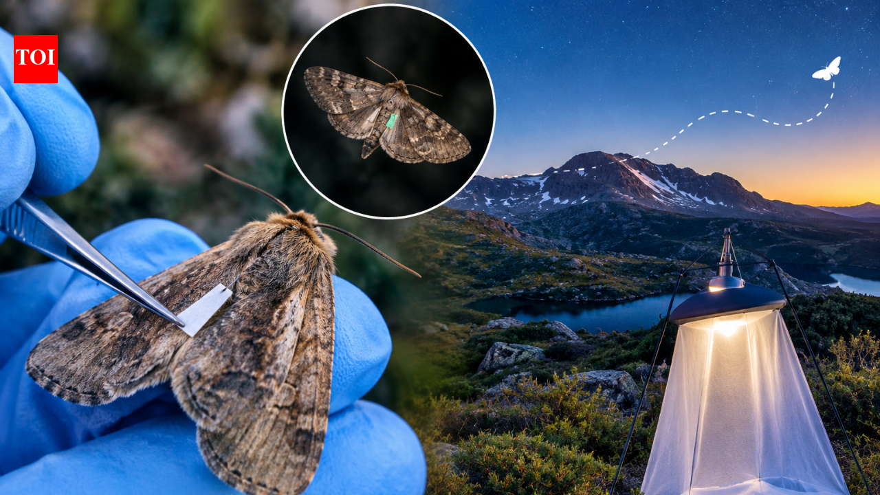 Scientists tagged 14,000 endangered moths with paint and glue; none turned up, and that may be good news