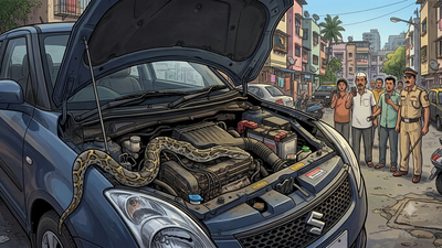 Python found in a car in Dahisar, Mumbai: Common places snakes hide in cars, why they get inside and what you must check before starting the engine