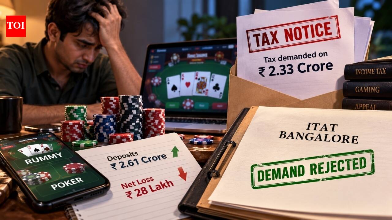 Rs 2.61 crore in online games, Rs 28 lakh loss; but taxman seeks tax on Rs 2.33 cr