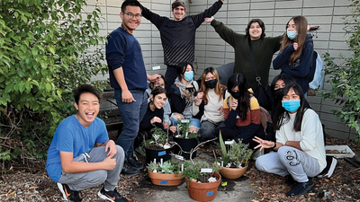 San Diego high school students created 39 wildlife gardens in just 4 years; now nearly 25,000 sq ft of habitat supports native plants and pollinators