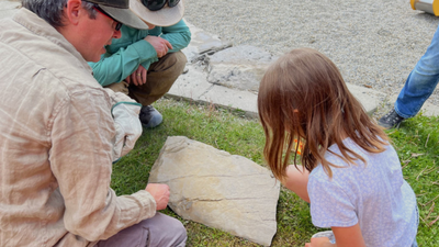 Meet Alyssa: The 7-year-old Calgary girl who stopped playing at a playground, examined a rock and discovered a 445-million-year-old sea-star fossil