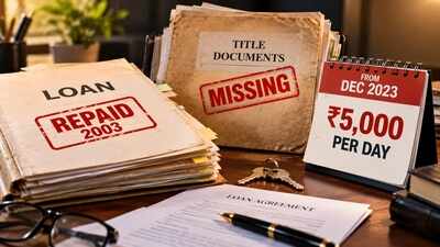 Loan repaid in 2003, but bank lost the property papers; Bombay HC orders it to pay Rs 5,000 per day from December 2023 until title records are reconstructed