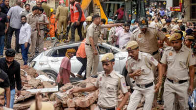 Delhi building collapse: 5 MCD officials suspended after 7 deaths in Satya Niketan