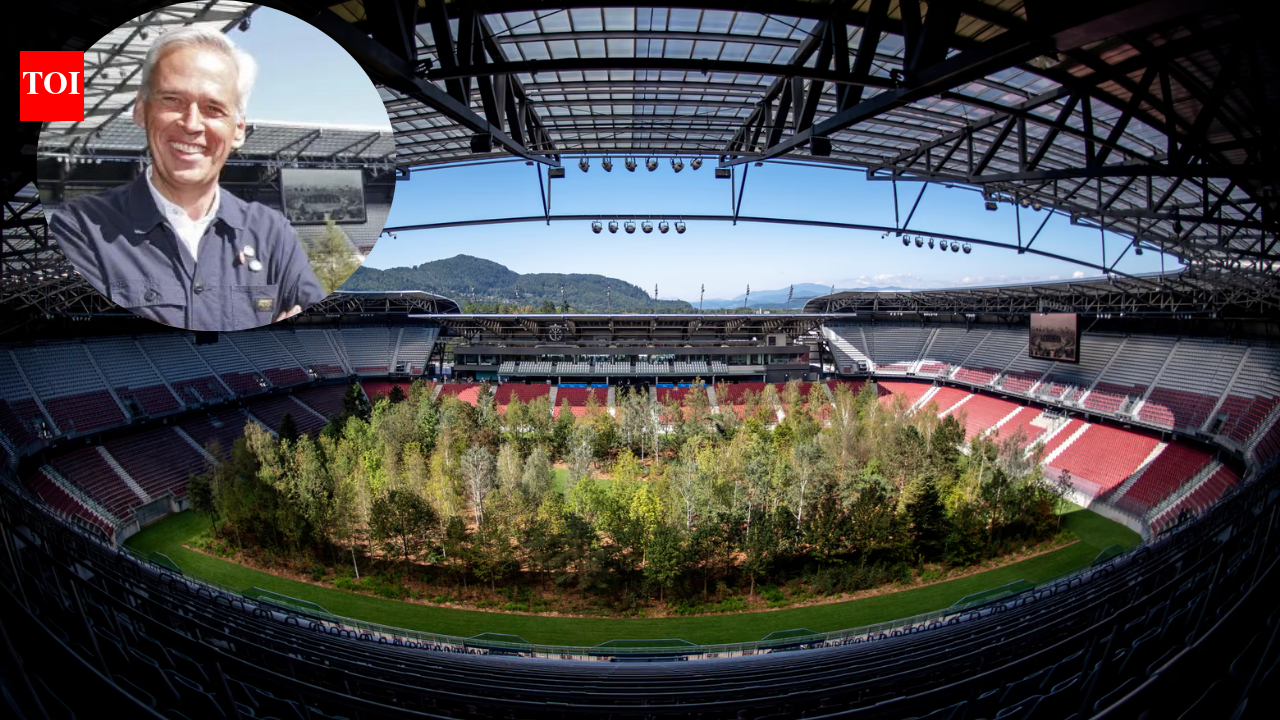 In 2019, Klaus Littmann filled an Austrian stadium with 299 trees to show a future without forests