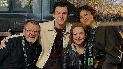 Newlyweds Tom Holland and Zendaya were too exhausted after promoting Spider-Man and The Odyssey to take Japan holiday, so they sent his parents instead, reveals Tom's father Dominic Holland