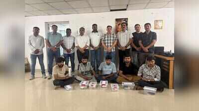 Five held with MD worth ₹5.5L in Mehsana