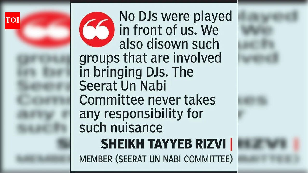 City cleric issues fatwa against DJ at Islamic events - The Times of India