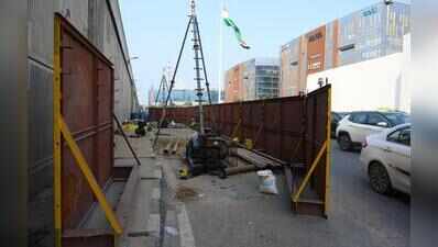 NHAI stops soil testing on service road for flyover construction near Ambience Mall in Gurgaon