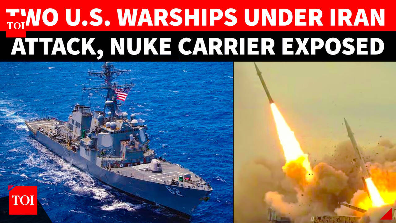 Iran Targets 2 U.S. Warships, Ballistic Missile Barrage Puts Nuke-Powered Carrier At Risk?