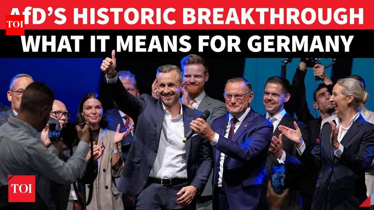 Germany's Far Right Wins Historic Regional Election With Record Support