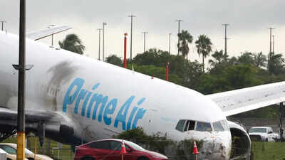 Flight recorders recovered from Amazon cargo jet that overran Miami airport runway, killing five