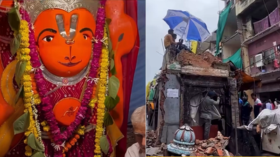 Municipality tried to move Ujjain’s 170-year-old Khade Hanuman Idol for a road-widening project: What followed was 4 failed attempts and a troop of 50 monkeys