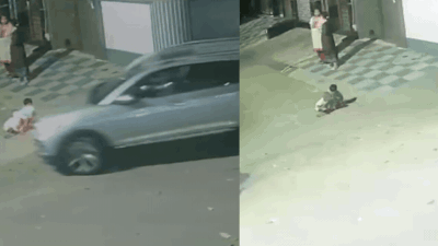 Gurgaon techie's 2-year-old daughter killed as speeding car runs over her
