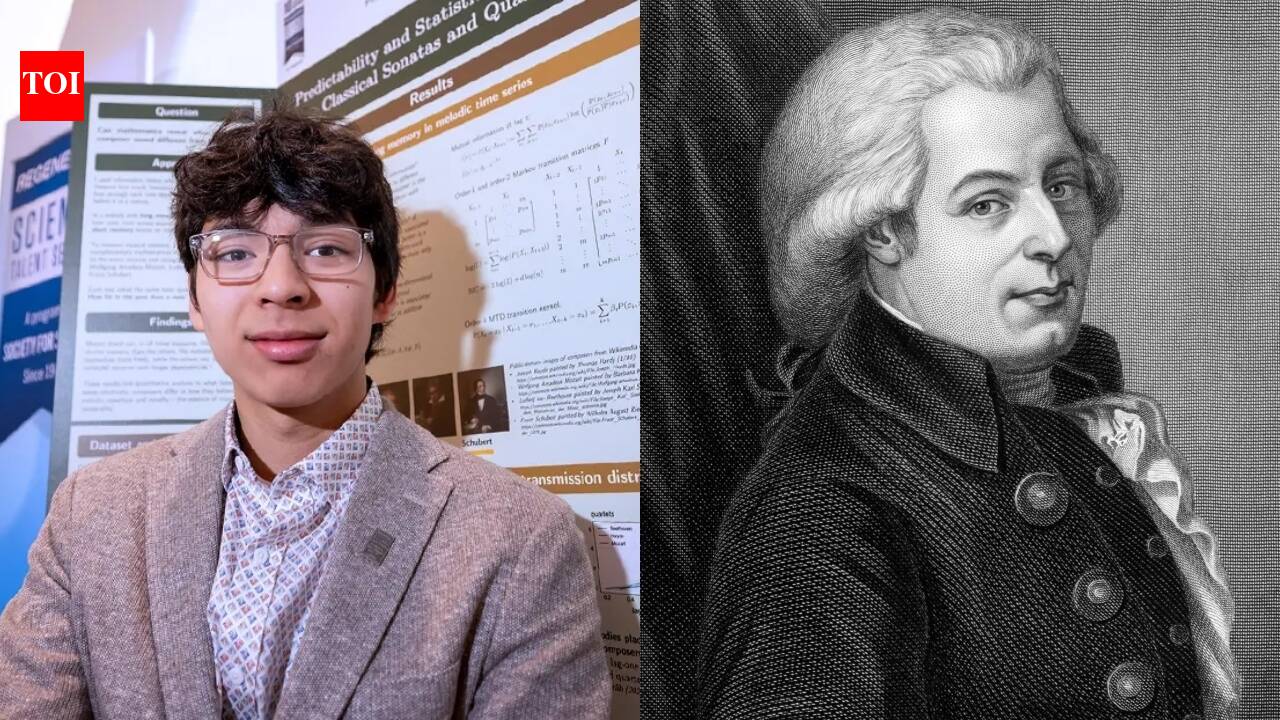 Mozart's melodies were less predictable, teen finds