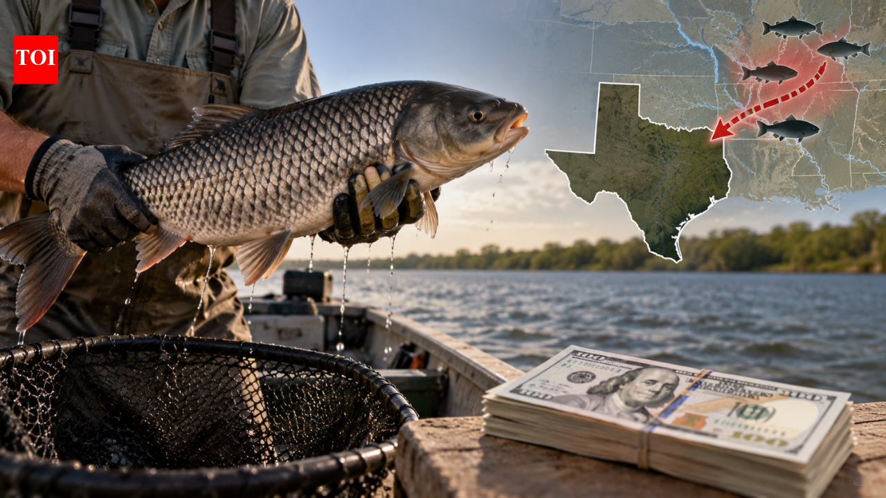 Texas offers $100 for invasive black carp caught near state waters