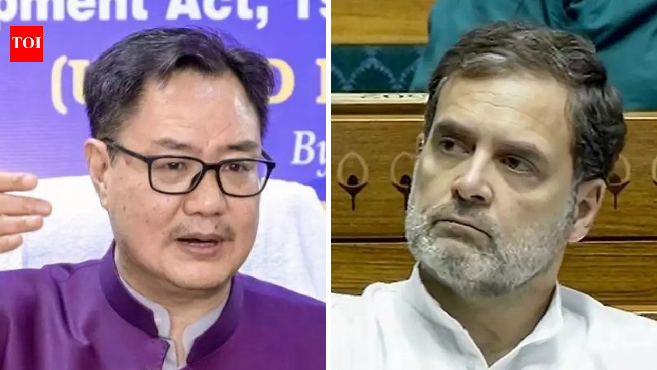 'Why bring BJP into this?' Rijiju slams Rahul's remarks on Manipuri musician's murder
