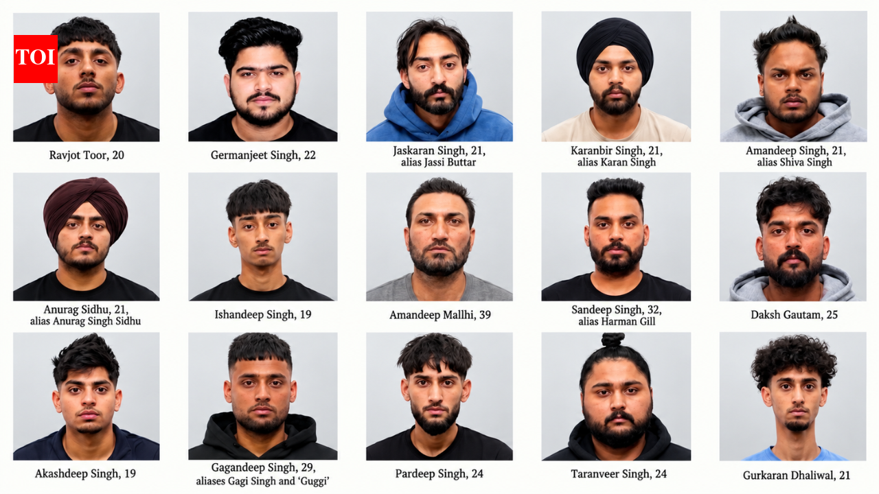 15 Indian-origin men charged in Canada extortion probe; police release photos