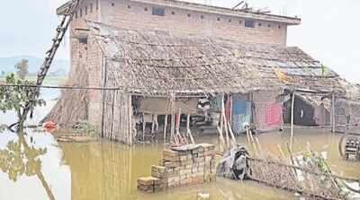 Ganga flowing 1.22m above danger mark in Sahibganj, 2.16L affected
