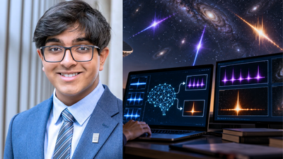 Estudiante utiliza inteligencia artificial para estudiar misteriosos destellos de radio desde el espacio