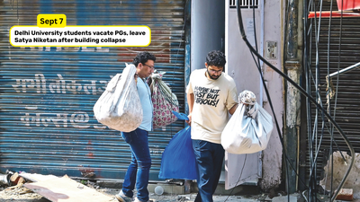 Humein bola hai do din mein khali kar do flat: Students face uncertainty after the Satya Niketan PG collapse