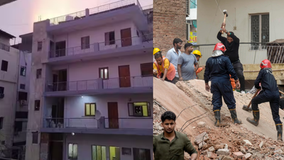 After Satya Niketan tragedy, tilting building in Delhi's Nehru Vihar raises fresh safety alarm