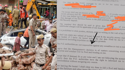 Satya Niketan building collapse: Labour contractor held, PG agreement’s liability clause under scanner