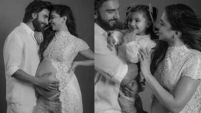 Ranveer Singh, Deepika Padukone break the internet with ADORABLE family PICS with Dua on her second birthday, the actress flaunts baby bump ahead of second child's arrival - PICS inside