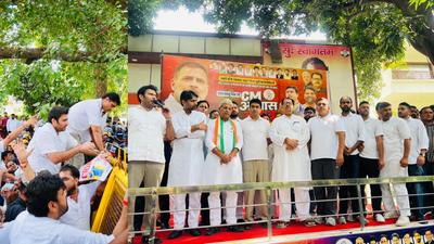 HKRN workers’ regularisation row: Congress march stopped near Haryana CM’s residence; water cannons used